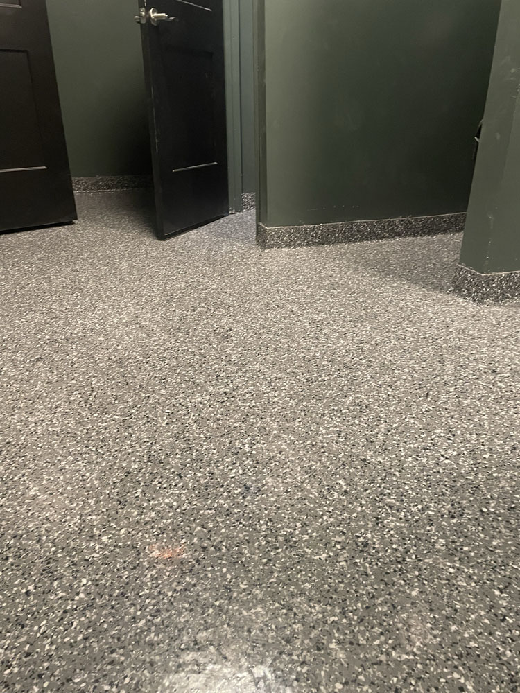 Parking lot sealcoating project